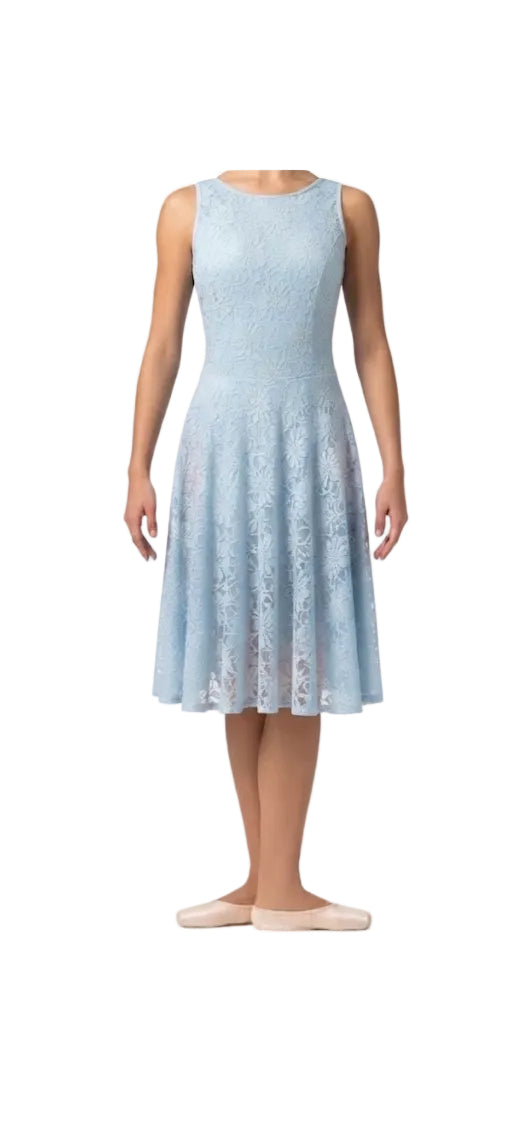 Light Blue Lyrical Dress - CamelDance