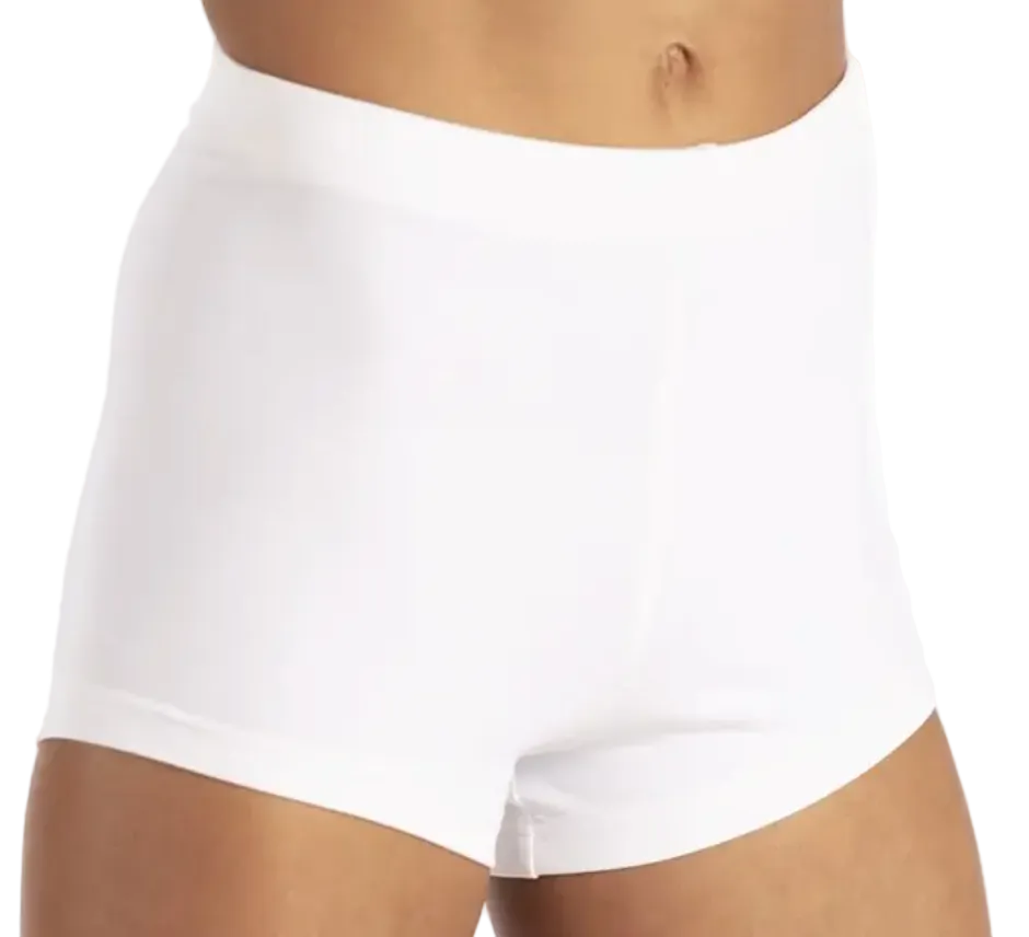 White Crop Top with White Pants and Shorts for underneath - Balera