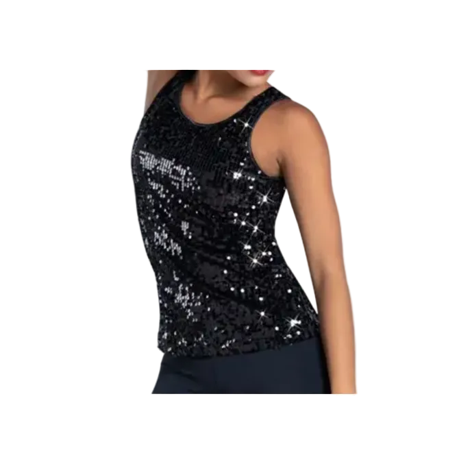 Black Sequence Tank - Balera