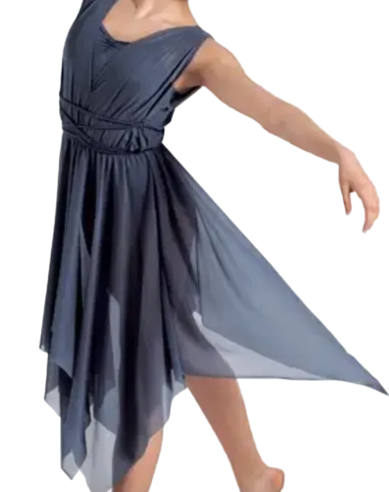 Mesh Handkercheif Skirt Dress - Balera