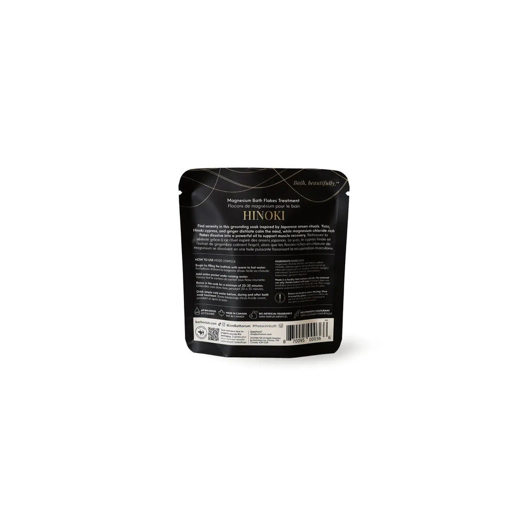 Hinoki Magnesium Bath Flakes 100g